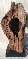 Meuble de salon, armoire, salle à manger, salle de bain, villa, chambre à coucher en bois massif naturel de bois flotté, extensible, moderne, sculpture statuée