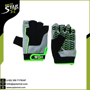 Gants de haltérophilie en cuir synthétique, personnalisable, à quatre voies, pour la musculation, l'entraînement - Product Image 6