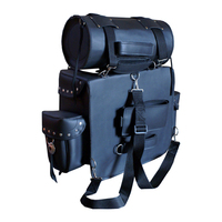 HMB-0002A de cuero sintético para motocicleta, bolsos de viaje de estilo CONCHO