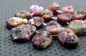 Pierres précieuses en Tourmaline naturelle, 15 pièces, forme ovale, brut, non traité, coupe à la main, fabrication de bijoux, vente en gros - Product Image 4