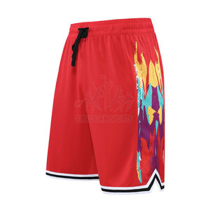 Pantalones de baloncesto de poliéster personalizados para hombre, Shorts de malla para gimnasio, baratos, venta al por mayor - Product Image 1