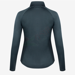 OEM/ODM chemise d'équitation de marque privée personnalisée en usine pour femmes chemise d'équitation à manches longues style occidental chemise de jockey d'équitation - Product Image 2