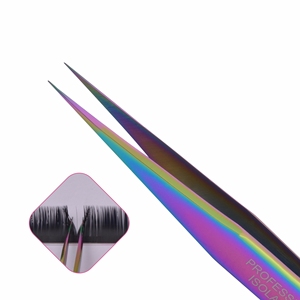 Customized Logo Lash <b>Applicator</b> Private Label <b>Eyelash</b> Tweezers Bulk <b>Eyelash</b> Tweezers, Isolation Straight Tip <b>Eyelash</b> Tweezers - Product Image 3