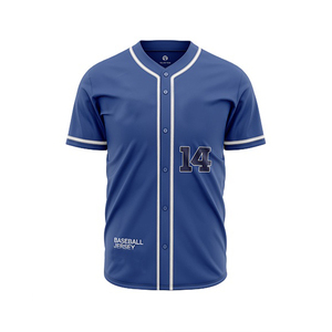 Baseball Uniform OEM Customize Breathable Blank Baseball Jerseys - Product Image 1