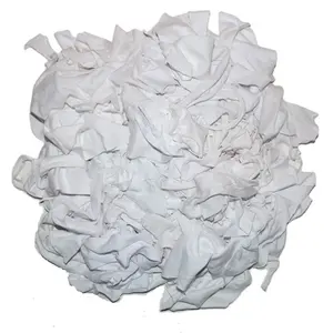 HIGH QUALITY WHITE COTTON KNIT FABRICS WASTE A GRADE RAGS FOR RECYCLE FROM BANGLADESH BEST QUALITY