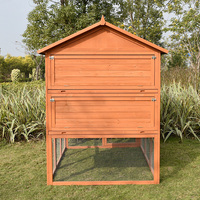 Cage à oiseaux en bois de pin massif et de style pir, étui vintage en bois pour grand oiseau volant, maison accessoire d'intérieur