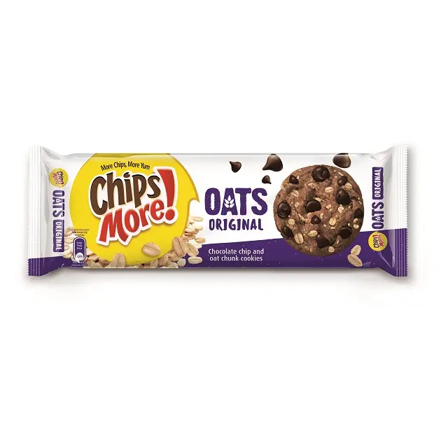 Qibest — assortiment de puces au chocolat, vente en gros, marque populaire de ChipsMore, biscuits et biscuits