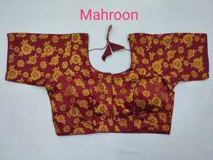 Blouses de sari en dentelle de soie de créateur, dernière collection, vêtements de fête, vêtements indiens prêts à porter, prix de gros, Surat Gujarat Garment - Product Image 5