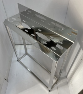 Soporte tipo soporte de acero inoxidable para 3 etapas 20 \ "Big Blue Housing Filtro de agua Fuente de alimentación manual Uso doméstico - Product Image 4