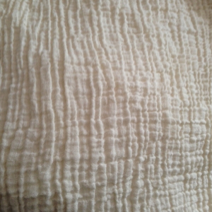 100% telas de muselina doble de bambú de algodón Premium suave Color Natural doble gasa adecuada manta de bebé transpirable reutilizable - Product Image 3