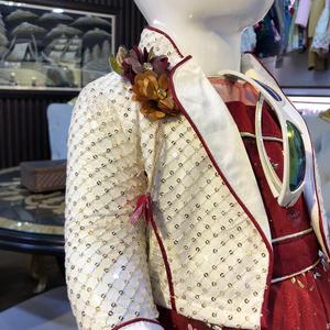 Vestido de Princesa Formal de Alta Calidad para Bebé 2020, Vestido Largo con Lazo Floral y Mangas Largas, Vestidos Blancos para Niña al por Mayor con Precio - Product Image 5