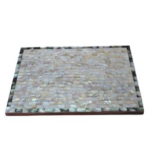 Meilleure vente d'incrustation en nacre naturelle blocs à découper/planche à fromage nouvelle vaisselle planche à découper domestique - Product Image 1