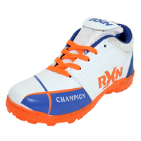 Chaussures de cricket RXN CR-35 en PVC, fermeture à lacets, modèle unique pour droitier, dernière technique de fabrication, fabriqué en Inde, pas cher