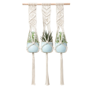 Macrame แขวนผนังในร่มแขวน Planters - Product Image 1