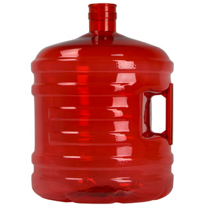 Botella de Agua con Asa de 20 Litros, 5 Galones, Botella Roja de PET, Libre de BPA, para Dispensadores de Agua - Product Image 2