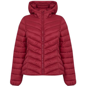 Abrigos acolchados con contraste personalizado para mujer, chaqueta acolchada de nailon con burbuja, abrigo cálido para invierno - Product Image 6