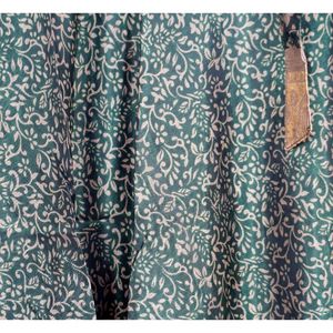 กระโปรงสารีแบบกลับด้านได้มหัศจรรย์,กระโปรงคลุมสไตล์วินเทจของผู้หญิงกระโปรงไหมรีไซเคิลสไตล์อินเดียสองชั้นสำหรับใส่ในฤดูร้อน - Product Image 6