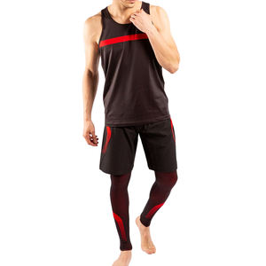 กางเกงขาสั้นเล่นยิมของผู้ชายมาใหม่กางเกงขาสั้นสำหรับออกกำลังกายแบบลำลองมีลายสีพื้นออกแบบได้ตามต้องการ - Product Image 1