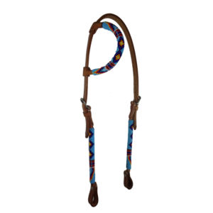Harnais à une oreille de style western Rider's Trust avec coussin de selle en cuir de vache argentin confortable, tailles personnalisées, personnalisable - Product Image 1