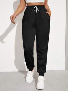 Emballage Premium de Trendy Attire Derniers pantalons de jogging d'entraînement et de streetwear pour femmes avec bande à rayures latérales Style avant plat - Product Image 4