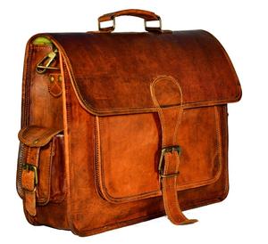 Vintage Laptop Messenger Bag Briefcase Crossbody Satchel GENUINE Leather for Men and Women Unisex Para Hombre Vintage