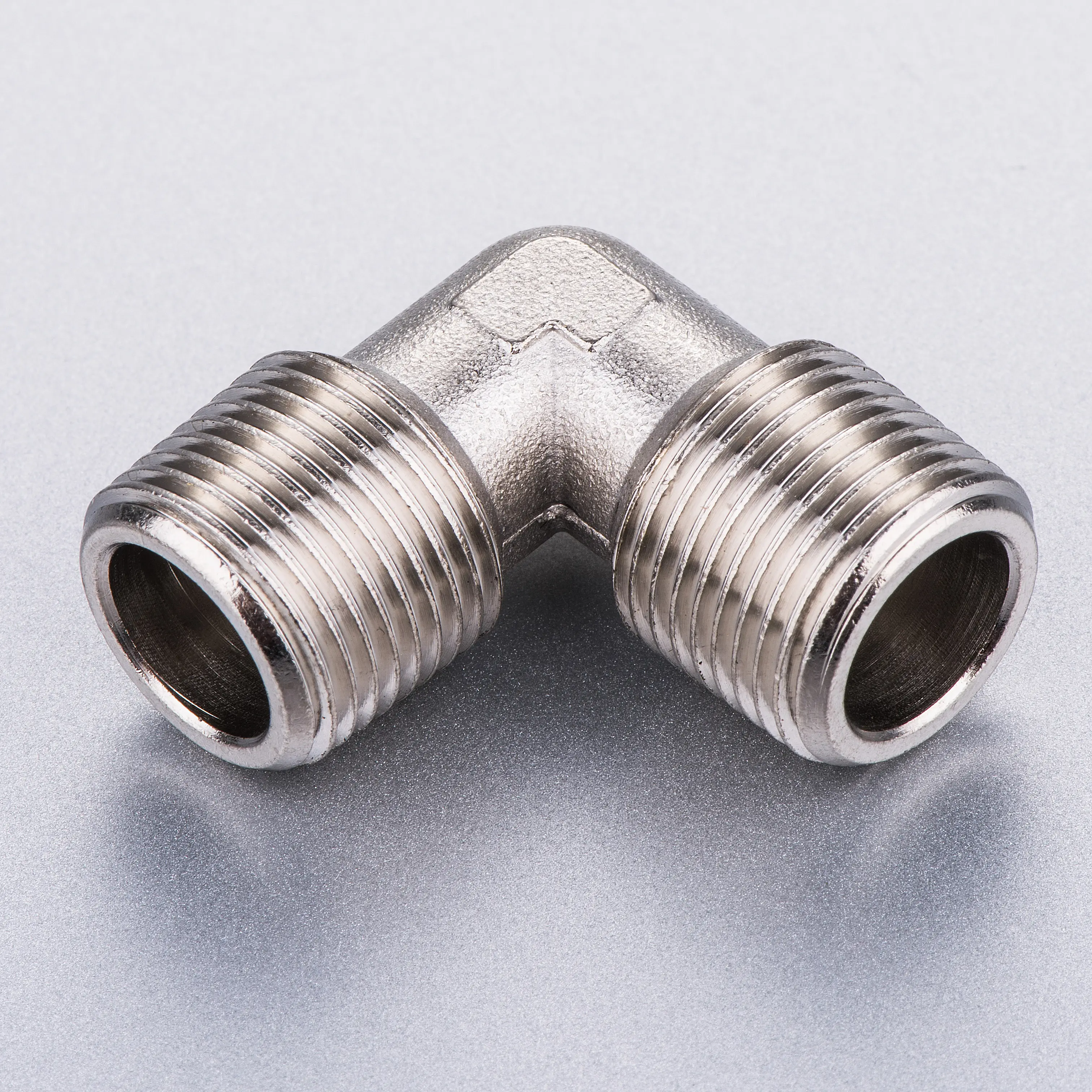 Equal male stud elbow pneumatic brass pipe fitting for rigid nylon tubes,push in fitting,air brass fitting