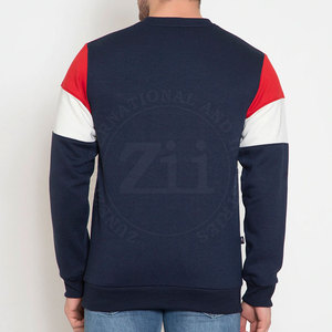 Sudaderas de algodón a prueba de viento para hombres Patrón sólido cómodo Ropa de invierno Servicio OEM Técnicas teñidas lisas - Product Image 3