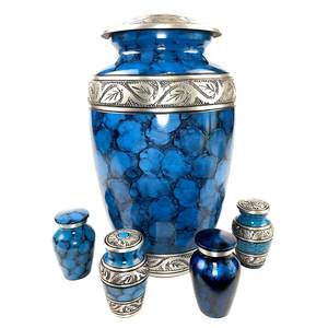 Urna conmemorativa de cenizas de Metal para adultos, recuerdo personalizado a bajo precio - Product Image 1