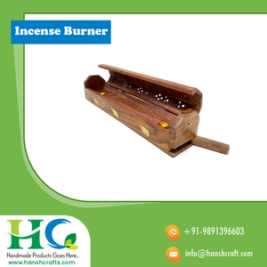 Quemador de Bakhoor de Madera Exclusivo |   Porta Incienso Árabe Hecho a Mano con Cajón Deslizante para Recoger Cenizas, Decoración para el Hogar, Regalo, Adorno - Product Image 4
