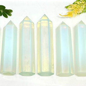 Opalite Obélisque et Points Pierres Précieuses Cristaux de Guérison Obélisques Fabricant Pierre Naturelle Meilleure Qualité Opalite Obélisque Points - Product Image 1