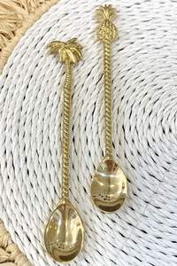 Cuillère en laiton au design antique avec 2 pièces et différentes tailles avec coffret cadeau pour le dîner cuillère en laiton à bas prix - Product Image 6