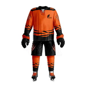 Uniforme de Hockey sobre Hielo Personalizado de Alta Calidad, Hecho a Medida, de Color Sólido, para Adultos, con Logotipo Personalizado, de Secado Rápido y Transpirable, Disponible en Todas las Tallas - Product Image 1