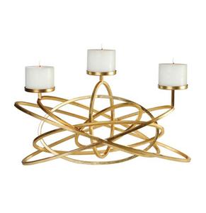 Portavelas de Metal de 5 brazos hecho a mano, diseño fabuloso, tamaño y forma personalizados, portavelas para uso de vajilla - Product Image 4