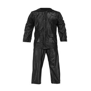 Combinaison de pluie de style professionnel en polyester enduit de PU de haute qualité, veste en laine, pantalon, fermeture éclair, anti-froissement, impression de logo personnalisée, plat - Product Image 1
