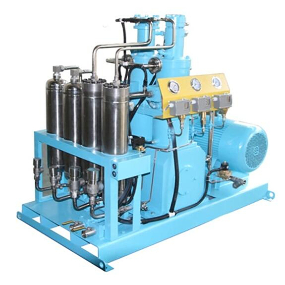 10m3/H 20m3/H High Pressure Oil Free Oxygen Booster Compressor 4bar to 150 Bar
