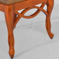 Chaise de bureau Bellini en bois d'acajou colonial, chaise de bureau pour hôtel, resort, maison, mobilier de bureau, salon, fournisseur en gros sur mesure