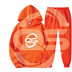 Vente en Gros Logo Personnalisé Léger Velours 2 Pièces Sweat à Capuche Jogger Survêtement pour Hommes Active Bottoms avec Logo Personnalisable - Product Image 3