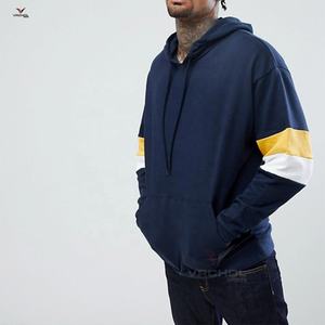 Sweatshirts à capuche en coton surdimensionnés unisexe Vente en gros OEM Street Style Hip Hop brodé en tricot anti-rétrécissement Caractéristiques pour hommes - Product Image 2