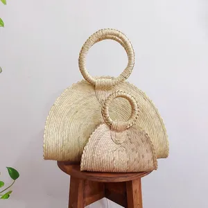 Mini borsa di paglia/borsa di paglia di mercato fatta a mano/borsa messicana/borsa di mercato/borsa da spiaggia/borsa da ragazza di fiori