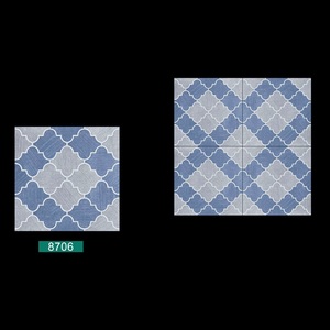 Carrelage de sol en porcelaine rustique antidérapant à effet bois en céramique 40x40cm - Product Image 4