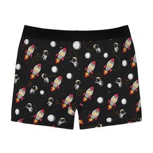 กางเกงบ็อกเซอร์และกางเกงในชายพิมพ์ลายบิตคอยน์สุดเซ็กซี่ OEM ขายดี ระบายอากาศได้ดี ผลิตด้วยเทคนิค Sublimation - Product Image 5