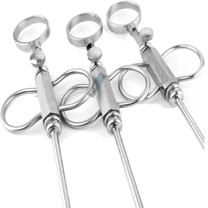 Vente en gros d'instruments vétérinaires de qualité supérieure Instruments pour tétines Extracteur de tumeurs à double lame en acier inoxydable - Product Image 2