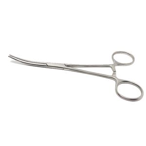 Pinzas Hemostáticas Curvas Kocher de Acero Inoxidable de Alta Calidad, 14 cm, Pinzas de Sujeción, Instrumentos Quirúrgicos - Product Image 3