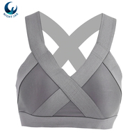 Sujetador Deportivo Reversible de Neopreno para Mujer, Logotipo Personalizado, Transpirable, Elástico en Cuatro Direcciones, Impermeable, Antibacteriano, Resistente al Viento, Talla Grande