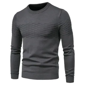 Sweat-shirt à manches longues sur mesure pour homme Tissu polyester/coton de haute qualité Col rond Coupe-vent Imperméable - Product Image 2