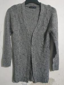 Bangladesh Stock Lot Branded Labels Women Ladies Casual Stretch Knitted Open Front Long <b>Sleeve</b> Mid-Length Warm Wholesale - Product Image 2