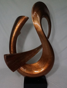 HT3616 de fibra de madera de laca escultura-http://lacquerhomevn.com/ - Product Image 3
