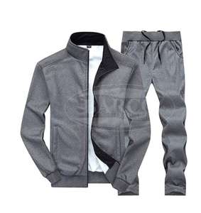 Chándal deportivo para hombre, chándal de algodón y forro polar, de cuero, venta al por mayor - Product Image 6