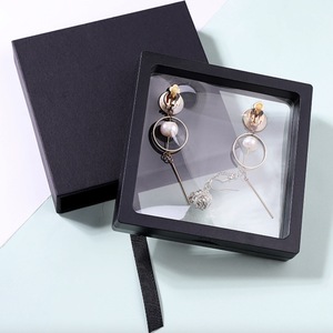 Box Ring Custom LOGO Cardboard Box Packaging For Ring Necklace Bracelet Nail Shipping Packaging Box