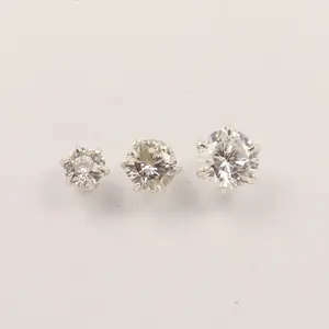 925 Sterling Silver Attractive Sparkling Cubic Zirconia CZ Stud Earrings Jewelry For Women Shop Wholesale Genuine Order Online